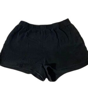 UNIVERSAL THREAD Cotton Black Shorts Pockets Stretch Waistband Womens Large